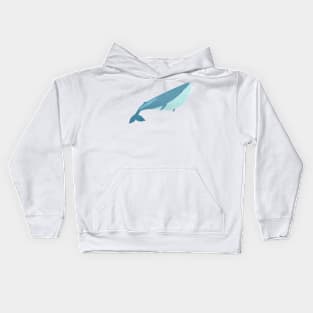 Whale drawing Kids Hoodie